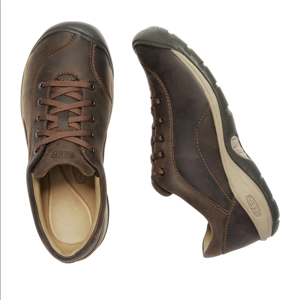 KEEN Presidio II Casual Leather Lace-up Shoes